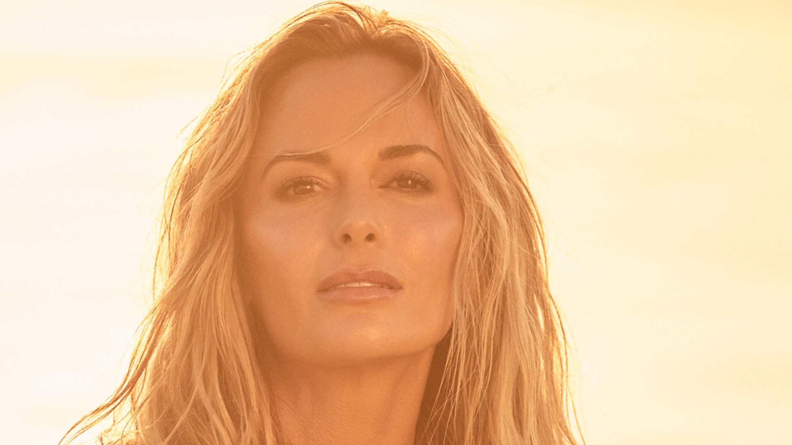 Birthday Girl Jena Sims Rocked This Soft Mocha Two-Piece With Beaded Accents in Bermuda