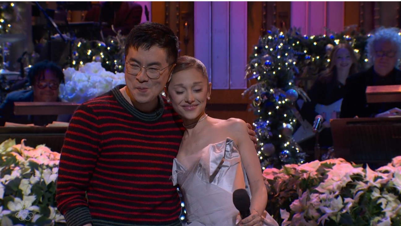 Bowen Yang Makes Emotional Appearance During Ariana Grande’s ‘SNL’ Monologue for His Final Episode