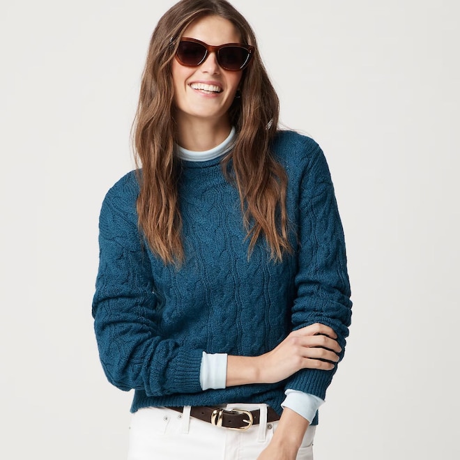 Found: 0 J.Crew Mockneck Sweater for Only 