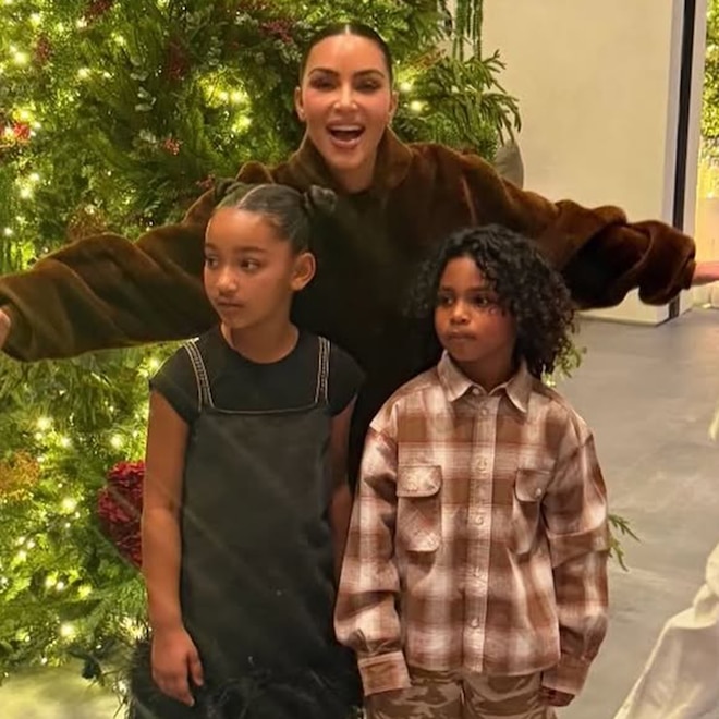 Kim Kardashian Gifts Her Kids 4 Puppies For Christmas