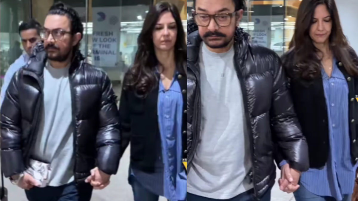 Aamir Khan and Gauri Spratt’s Airport Romance Will Make Your Day