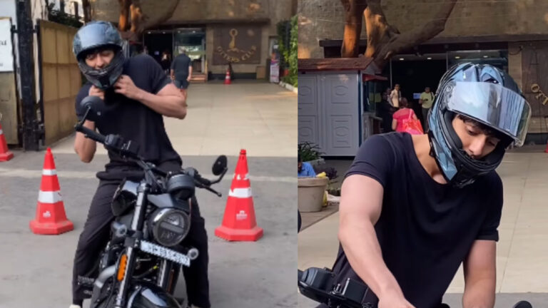 Ahaan Panday’s Bike Stunt Brings Back Memories of Krish Kapoor’s Iconic Ride!