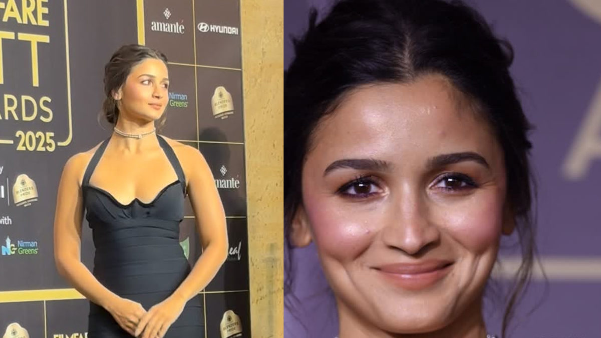 Alia Bhatt’s Sleek Black Gown Steals The Show At Filmfare OTT Awards 2025 Alia Bhatt’s Sleek Black Gown Steals The Show At Filmfare OTT Awards 2025