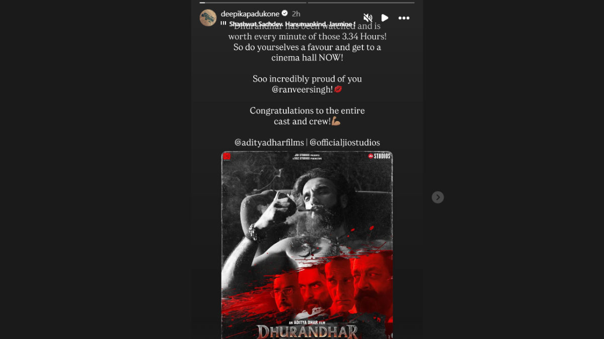 Deepika Padukone’s One-Line Review of Ranveer Singh’s Dhurandhar Sends Fans Rushing to Theatres