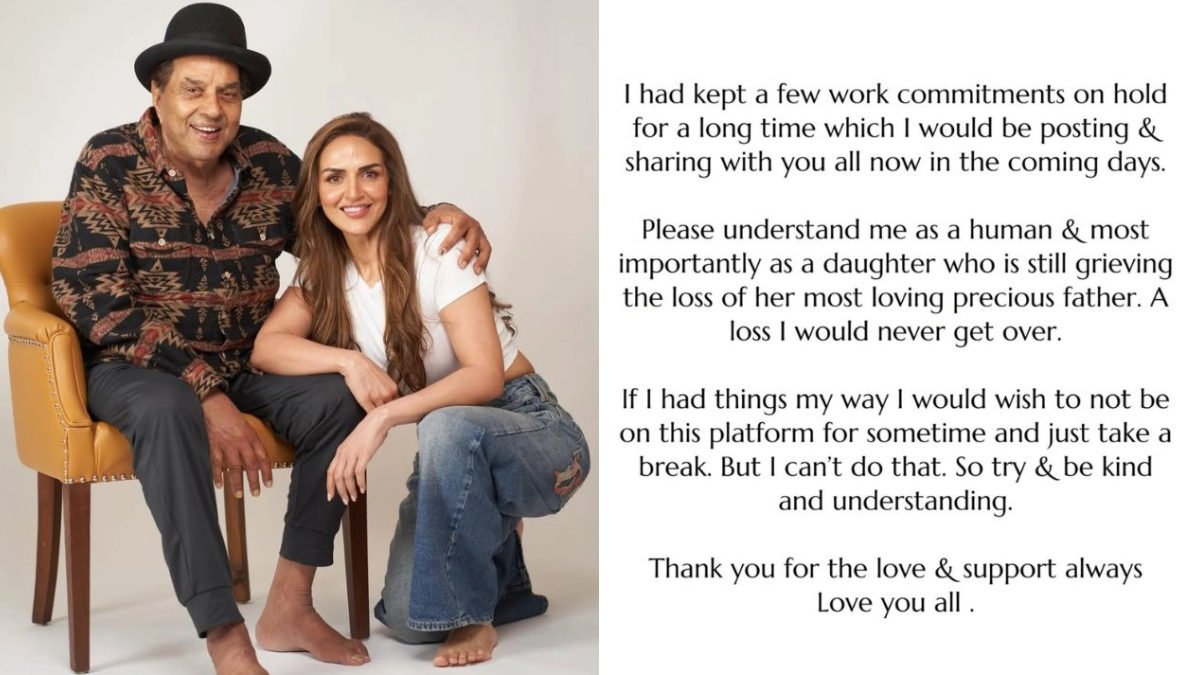 Esha Deol Breaks Silence After Dharmendra’s Death: “I’m Still Grieving, But I Must Return to Work