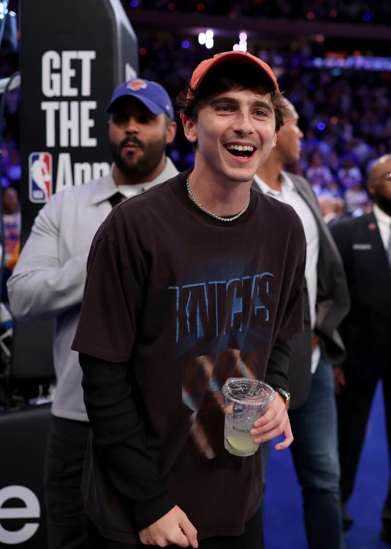 Timothée Chalamet Gets Grilled by New York Knicks Superstars in New Lucid Ad as He Reveals Most Recent Text From Leonardo DiCaprio