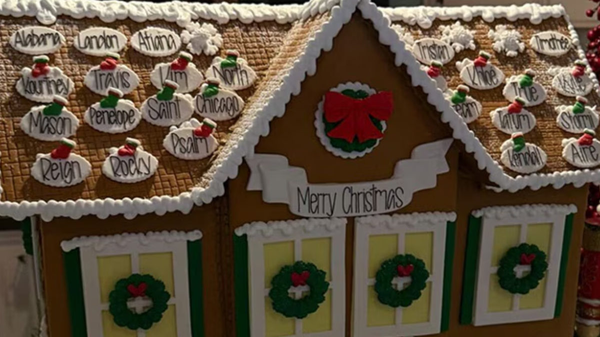 Timothee Chalamet Makes a Surprise Appearance on the Kardashian-Jenner Gingerbread House
