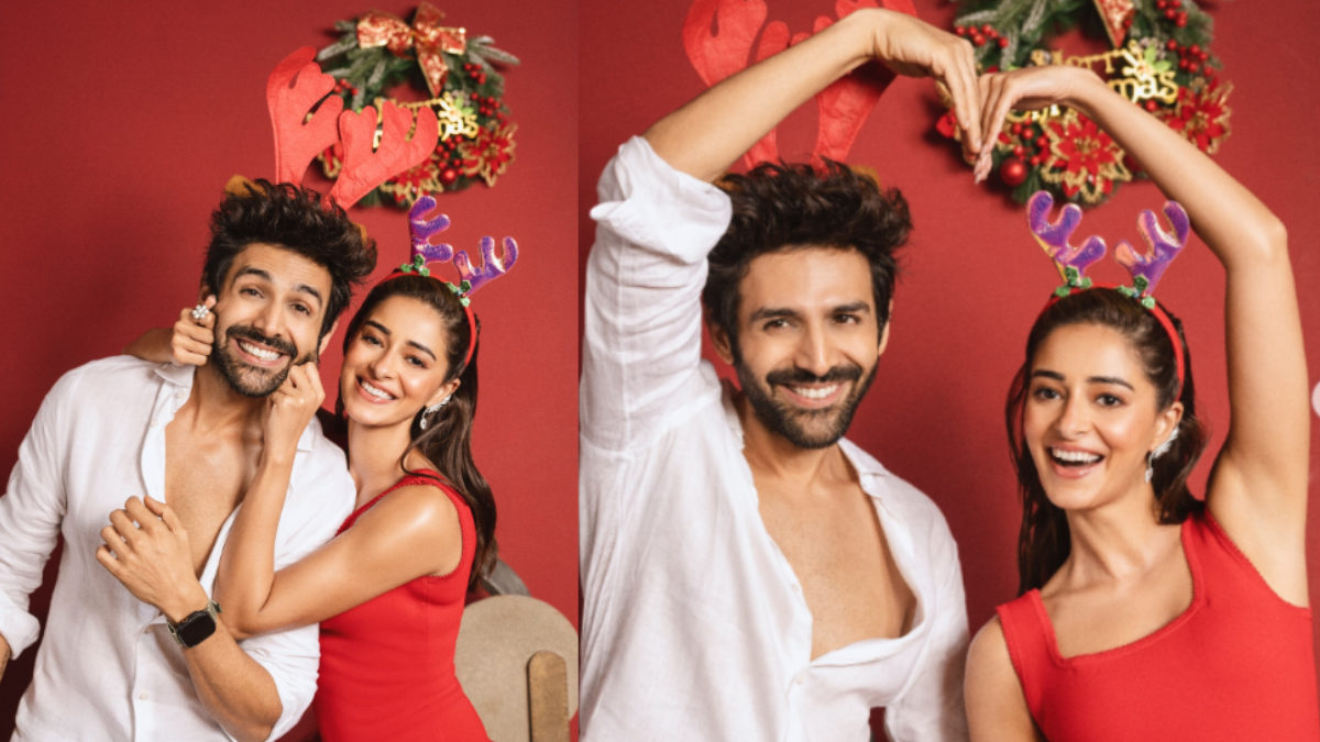 Kartik Aaryan and Ananya Panday’s Festive Pictures Go Viral Ahead of Christmas Clash at Box Office