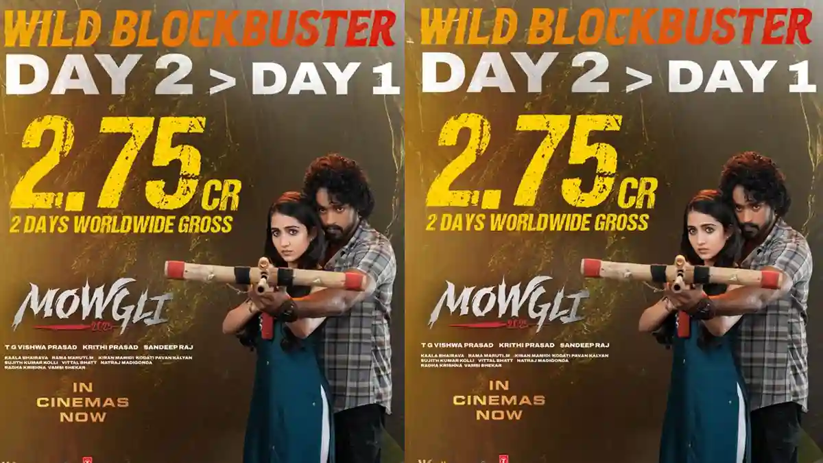 Mowgli 2025 two-day collections: Roshan Kanakala’s film registers growth on day 2 Mowgli 2025 two-day collections: Roshan Kanakala’s film registers growth on day 2