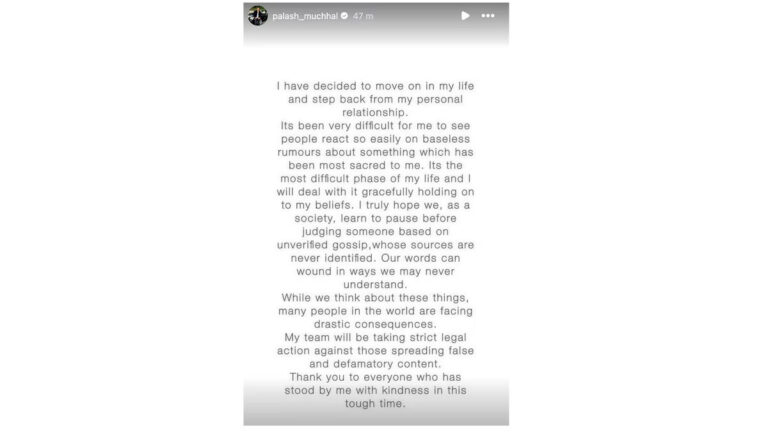 Smriti Mandhana And Palash Muchhal Call Off Wedding Amid Viral Chat Controversy