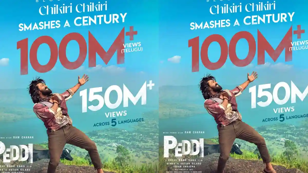 Ram Charan & ARR’s mayhem: Chikiri Chikiri from Peddi smashes a century in Telugu Ram Charan & ARR’s mayhem: Chikiri Chikiri from Peddi smashes a century in Telugu