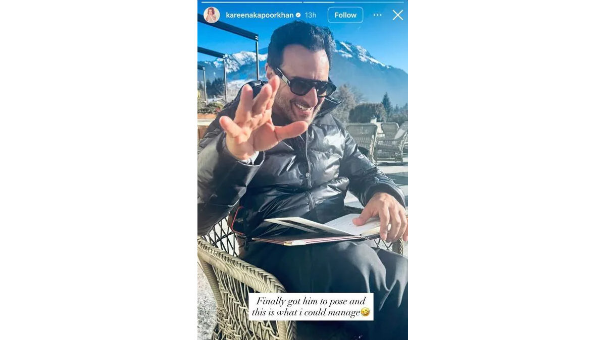 Kareena Kapoor Finally Gets Hubby Saif Ali Khan To Pose, Shares Fun Moments With Son Jeh