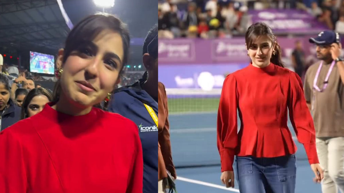 Sara Ali Khan Turns World Tennis League Into A Fashion Runway