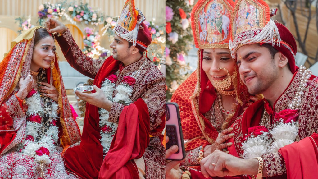 Sara Khan Shares First Wedding Photos With Krish Pathak, And They’re Stunning