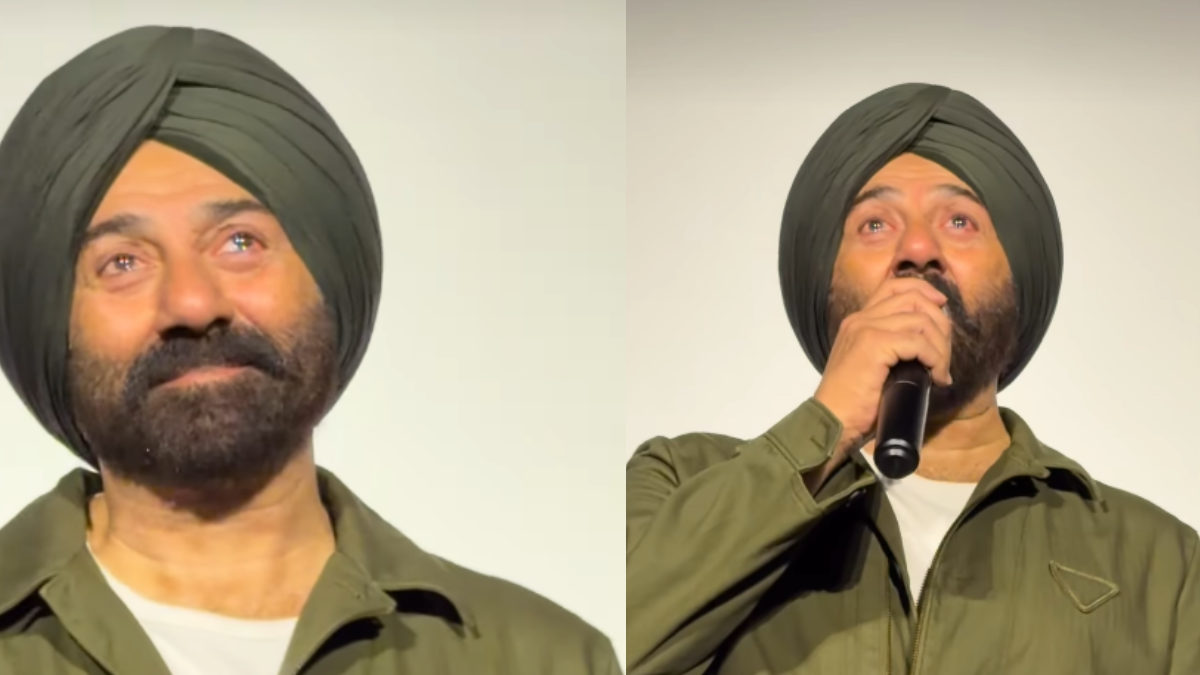 Sunny Deol Breaks Down in Tears While Recreating Iconic Border 2 Dialogue Sunny Deol Breaks Down in Tears While Recreating Iconic Border 2 Dialogue