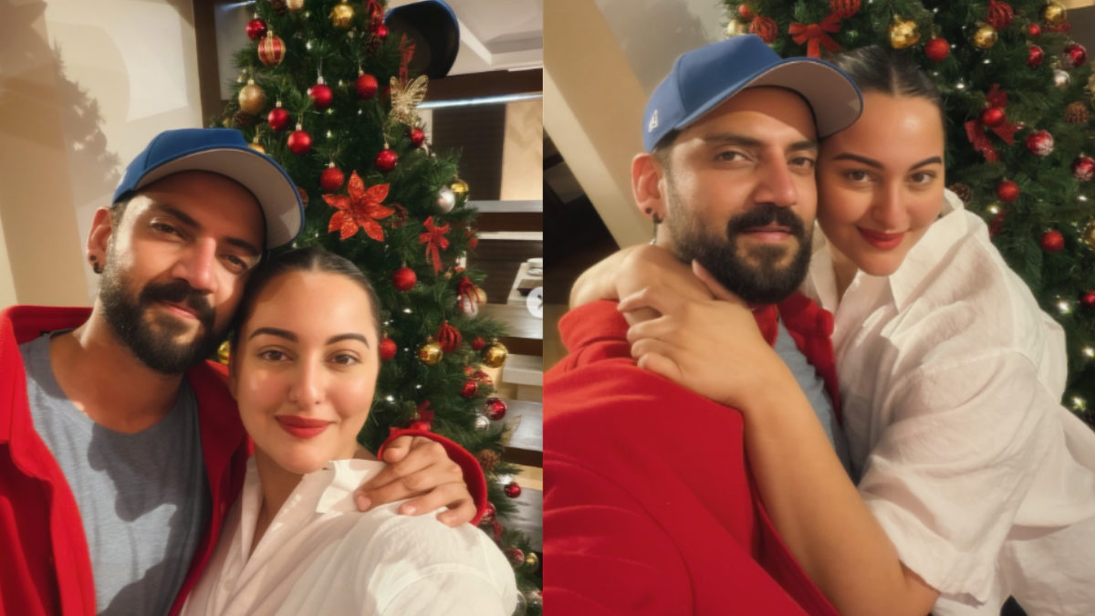 Sonakshi Sinha Rings in Christmas With Zaheer Iqbal—These Mushy Pics Are Winning Hearts