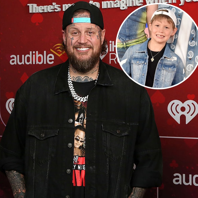 Jelly Roll and Son Noah Have Rare Courtside Outing in Nashville