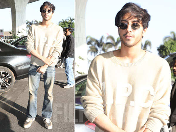 Photos: Ahaan Pandays Casual Airport Look Wins Over The Internet