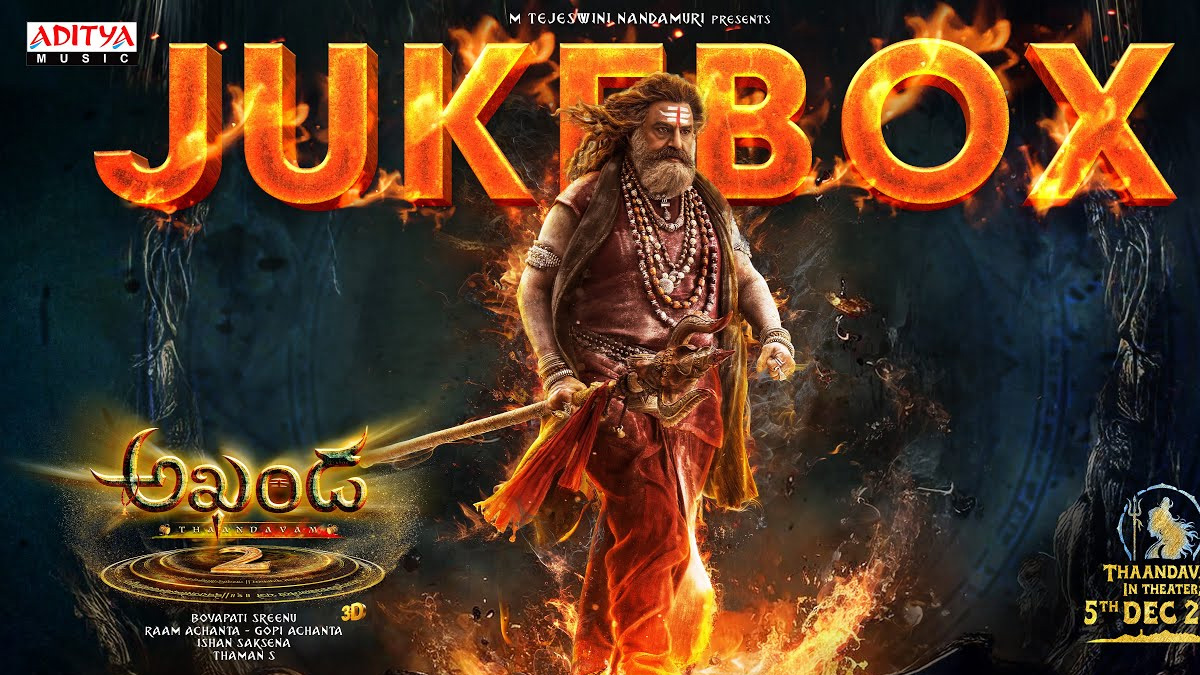 Akhanda 2 Jukebox Out Now with 9 Energetic Songs Ahead of December 5 Release