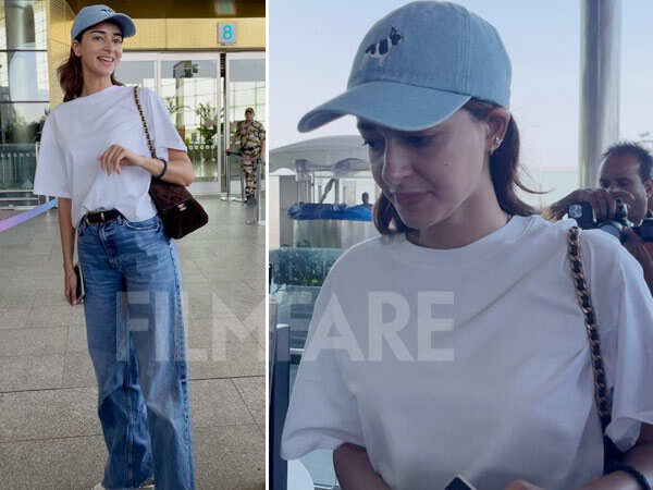 Ananya Panday keeps it chic in casuals at Mumbai airport