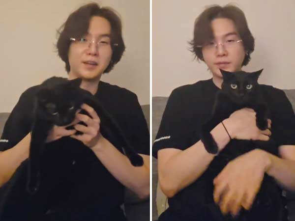 BTS: Suga Goes Live After Two Years Introduces His Cat Tang