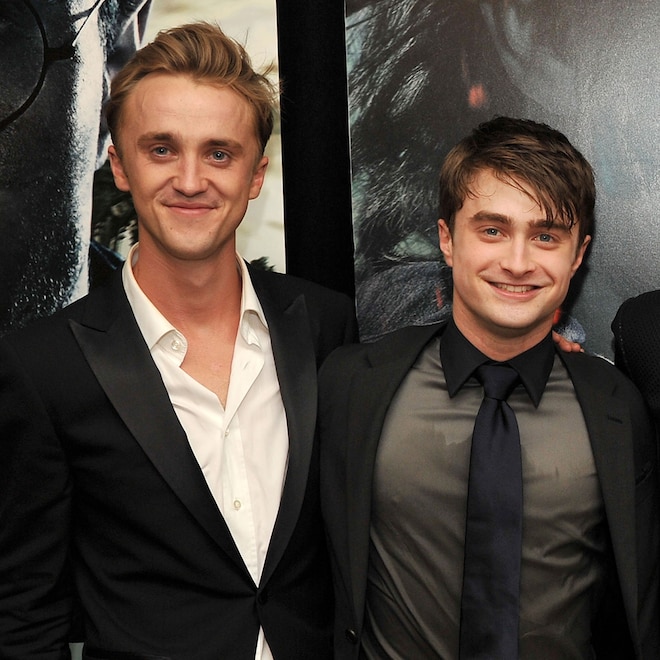 Harry Potter’s Daniel Radcliffe, Tom Felton Have Spellbinding Reunion