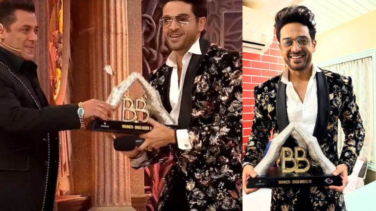 Gaurav Khanna Beats Farhana Bhatt To Win Salman Khan’s Show Bigg Boss 19