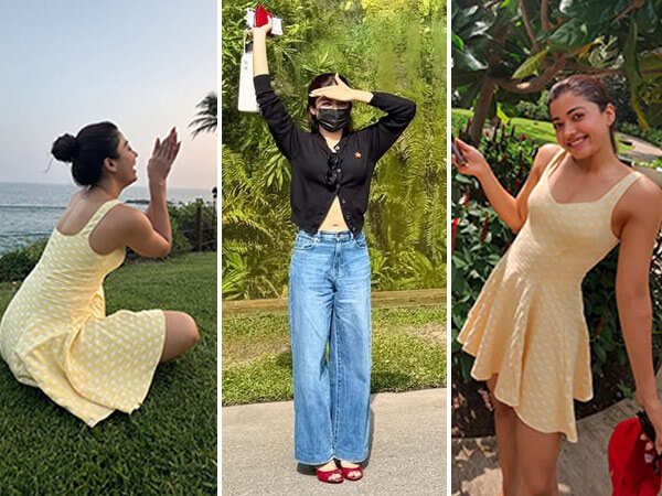 PHOTOS: Rashmika Mandanna Unwinds With Her Girls in Sri Lanka