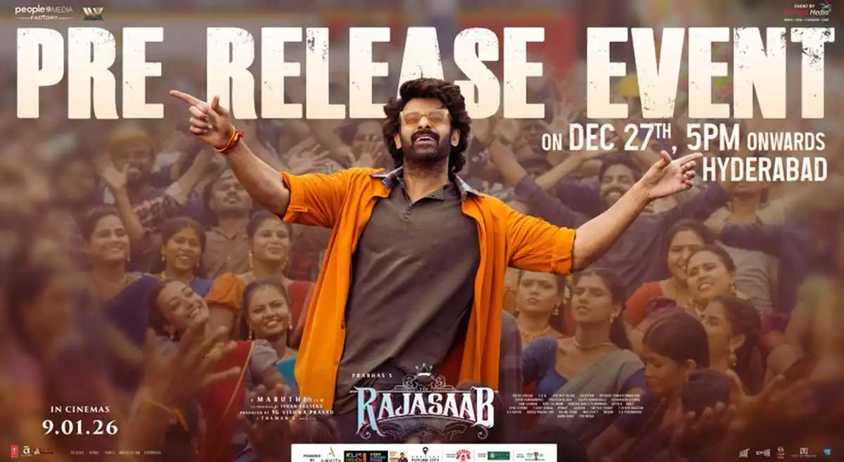 Prabhas’ The Raja Saab to have its grand pre-release event tomorrow