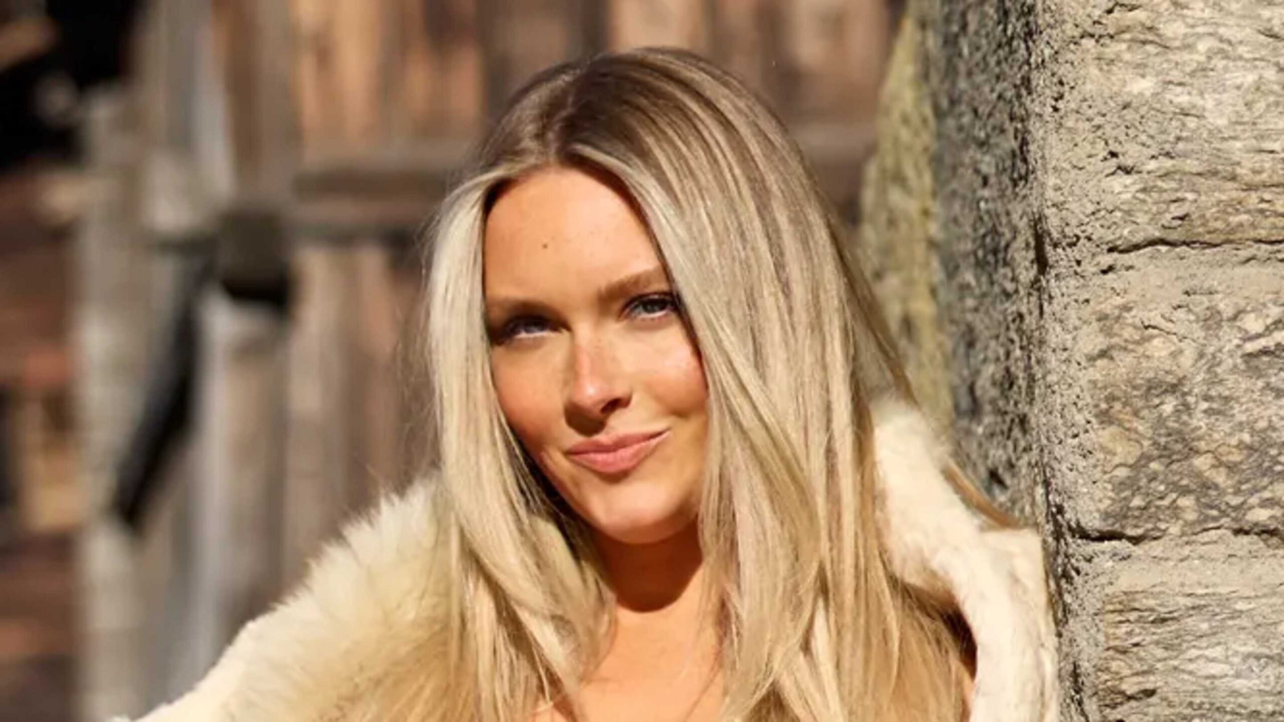 Layered Swimwear Is Perfect for Winter, As Demonstrated by Camille Kostek in Switzerland