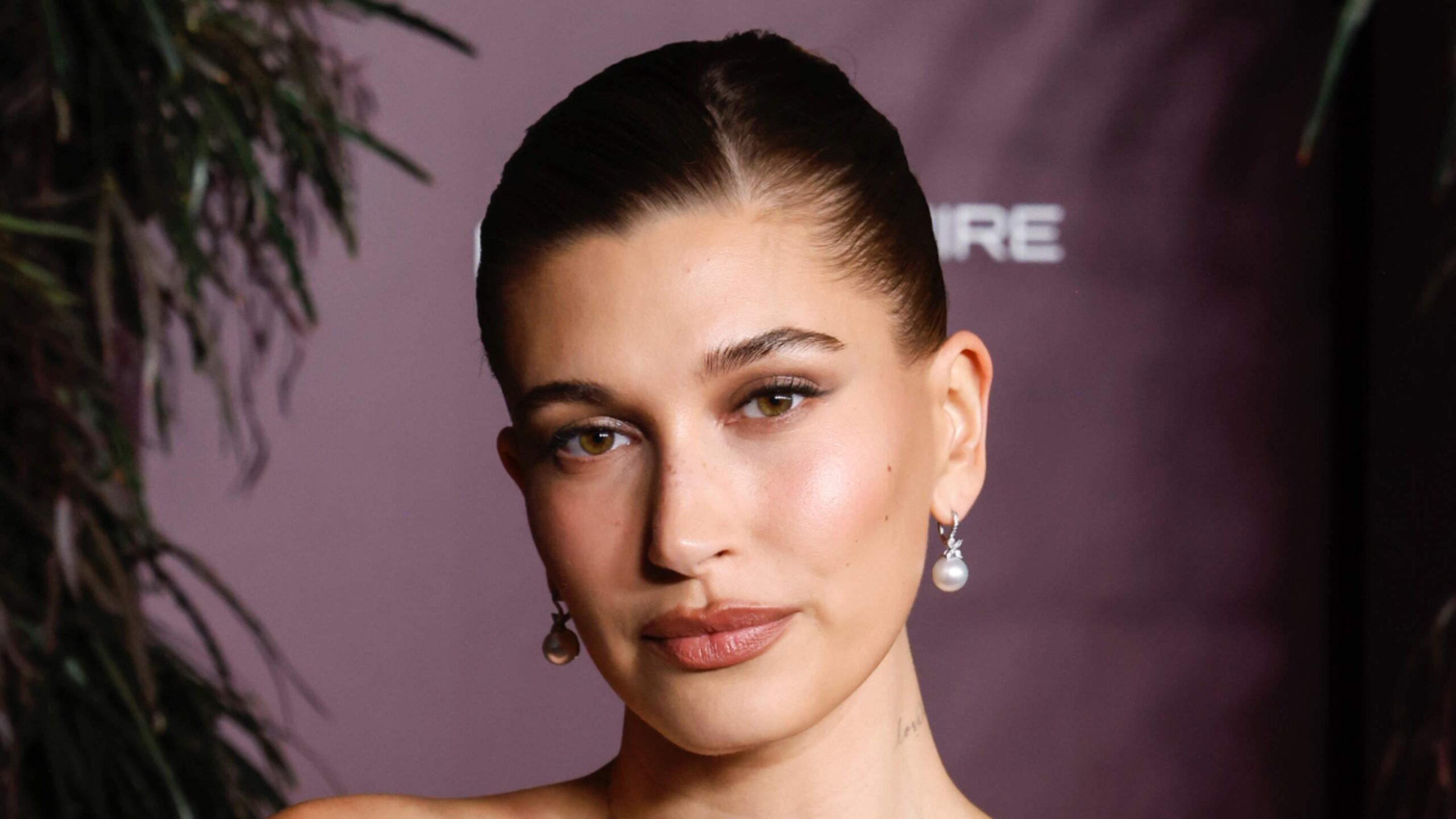 Hailey Bieber Proves Red Is Her Color in Ravishing Lace Set
