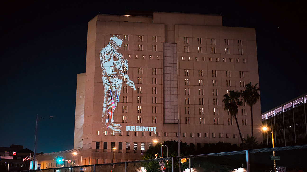 The Guerrilla L.A. Projection Artists Sticking It to ICE