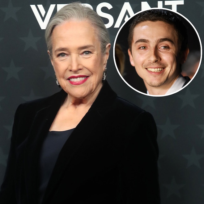 Kathy Bates Licks Ping Pong Paddle to Spank Timothée Chalamet at CCAs