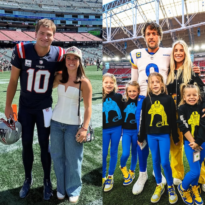 NFL Quarterbacks’ Love Lives: Drake Maye, Matt Stafford & More