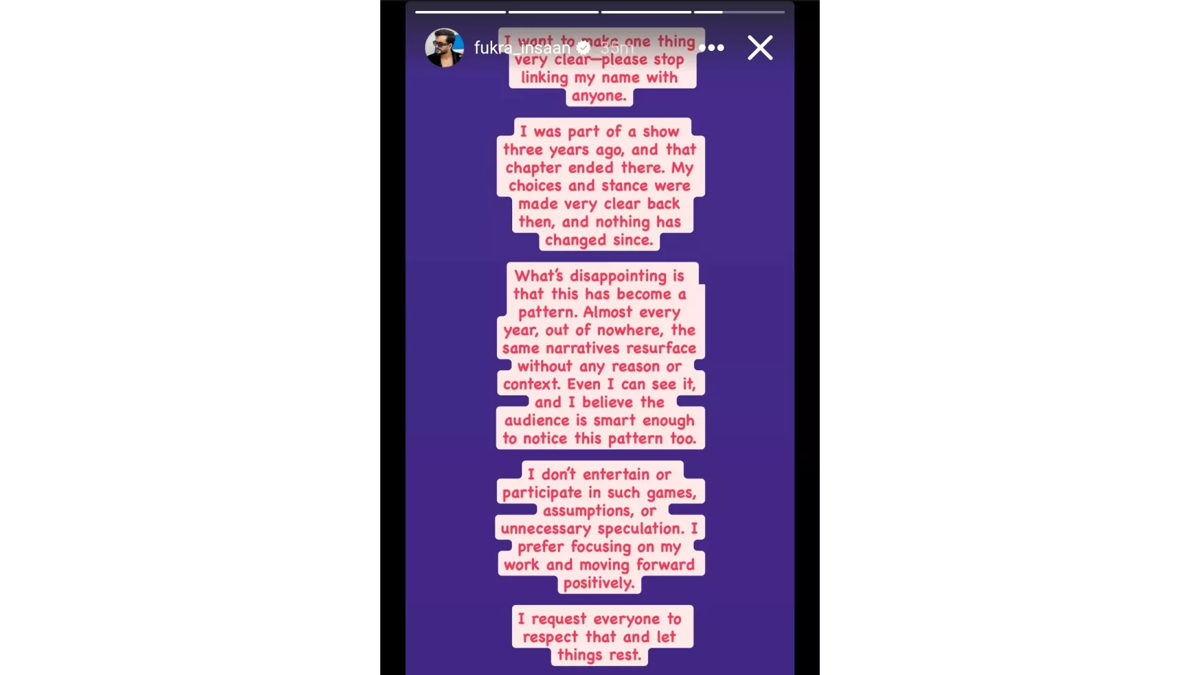 Abhishek Malhan Asks Fans To Stop Linking His Name With Jiya Shankar