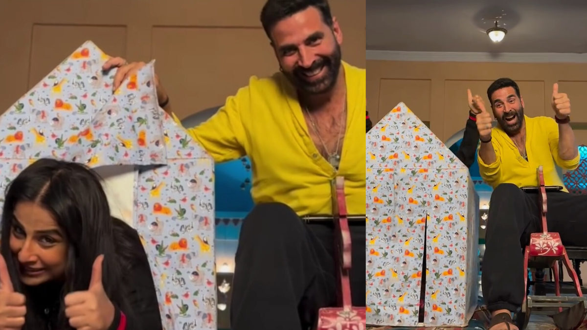 Manjulika Returns? Akshay Kumar and Vidya Balan Reunite for the Ultimate Birthday Surprise