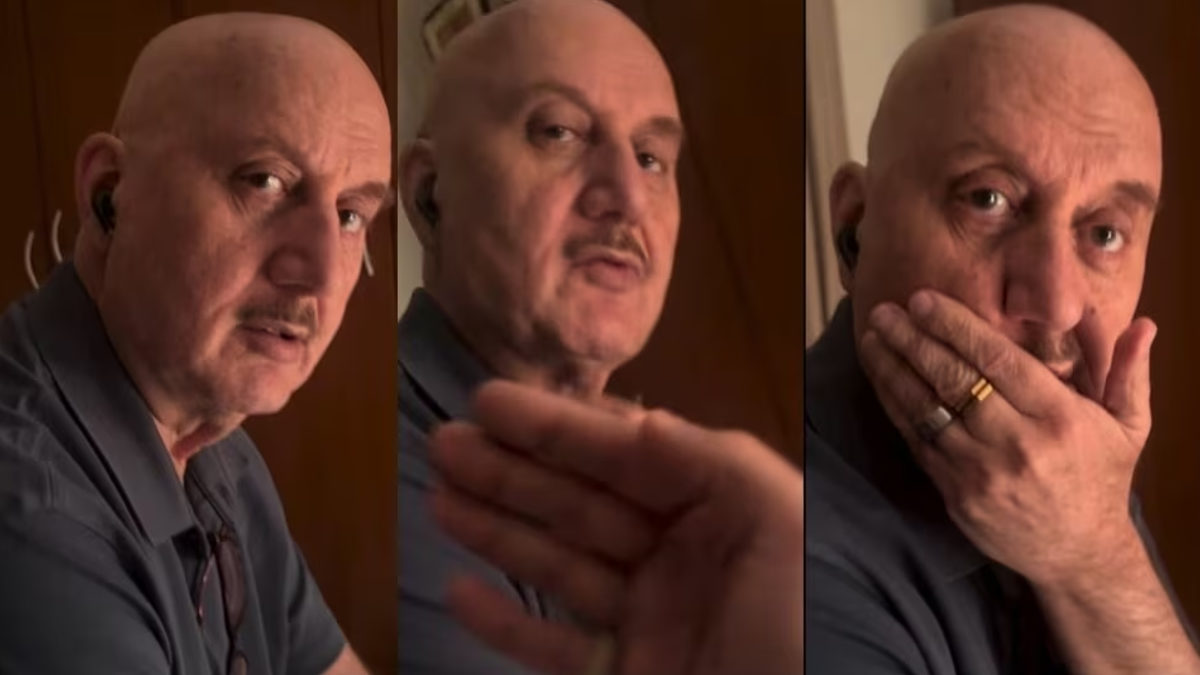 Anupam Kher Tries To Take On Sikandar Kher’s Playful Hit, Ends Up Saying ‘Aesa Nhi Karte’