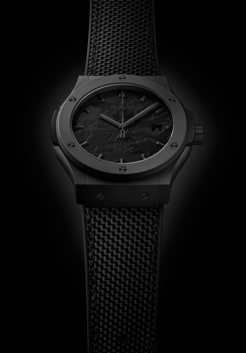 Hublot X Yohji Yamamoto Unveil Limited Edition Classic Fusion All Black Camo Watch Hublot X Yohji Yamamoto Unveil Limited Edition Classic Fusion All Black Camo Watch