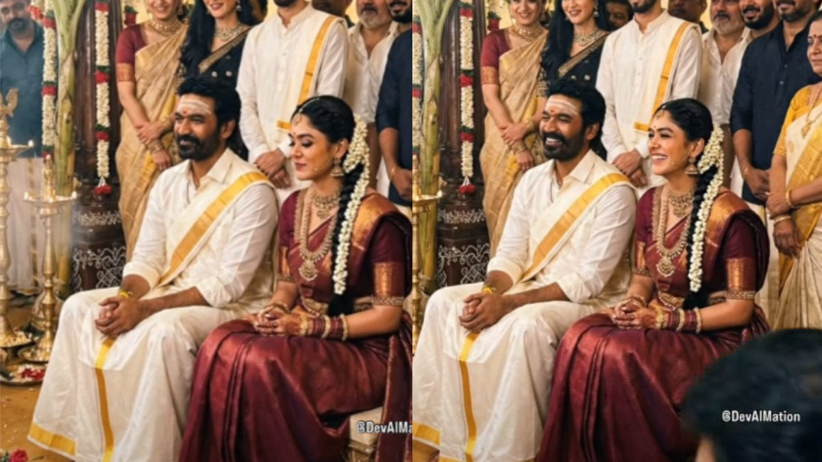 Did Dhanush and Mrunal Thakur Secretly Marry? Viral Wedding Video Sparks Internet Frenzy!