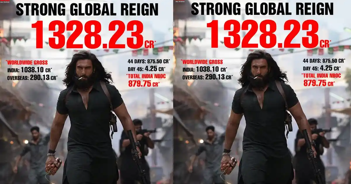 Dhurandhar edges past Rs. 1300 crores; fourth-highest-grossing Indian film of all time