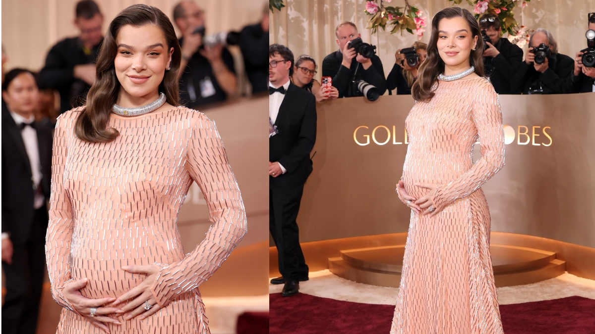 Pregnant Hailee Steinfeld Steals the Golden Globes 2026 Red Carpet — Baby Bump Debut Goes Viral