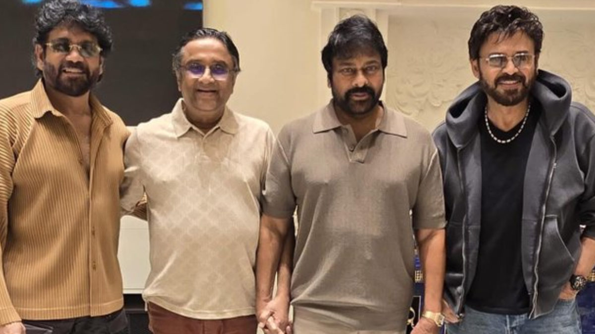 Chiranjeevi, Venkatesh and Nagarjuna Reunite After Rs 300 Crore Blockbuster — Viral Picture Breaks the Internet