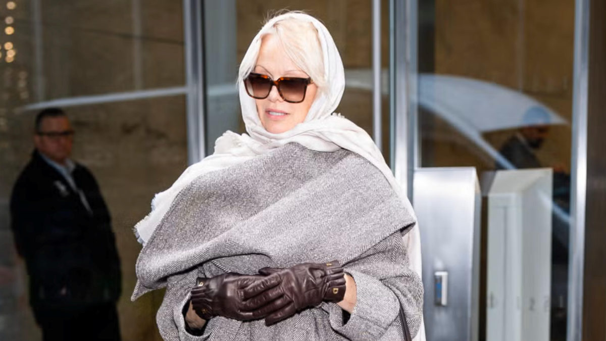 Pamela Anderson’s NYC Look Is A Ferragamo Dream Come True