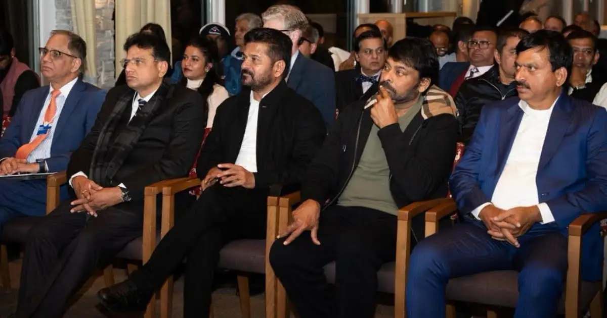 Pic Talk: Chiranjeevi Meets CM Revanth Reddy at World Economic Forum 2026