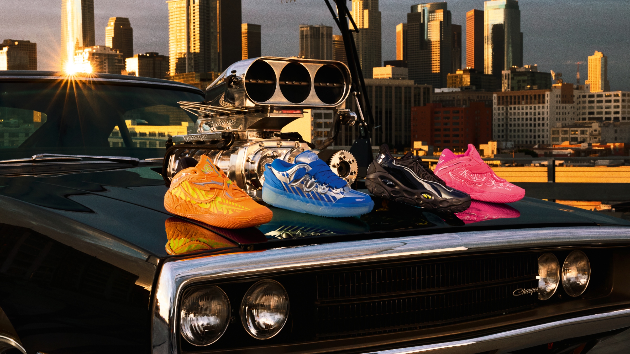 Puma X ‘Fast and Furious’ Debuts Dodge Charger-Inspired Sneaker Line For NBA All Star Weekend Puma X ‘Fast and Furious’ Debuts Dodge Charger-Inspired Sneaker Line For NBA All Star Weekend