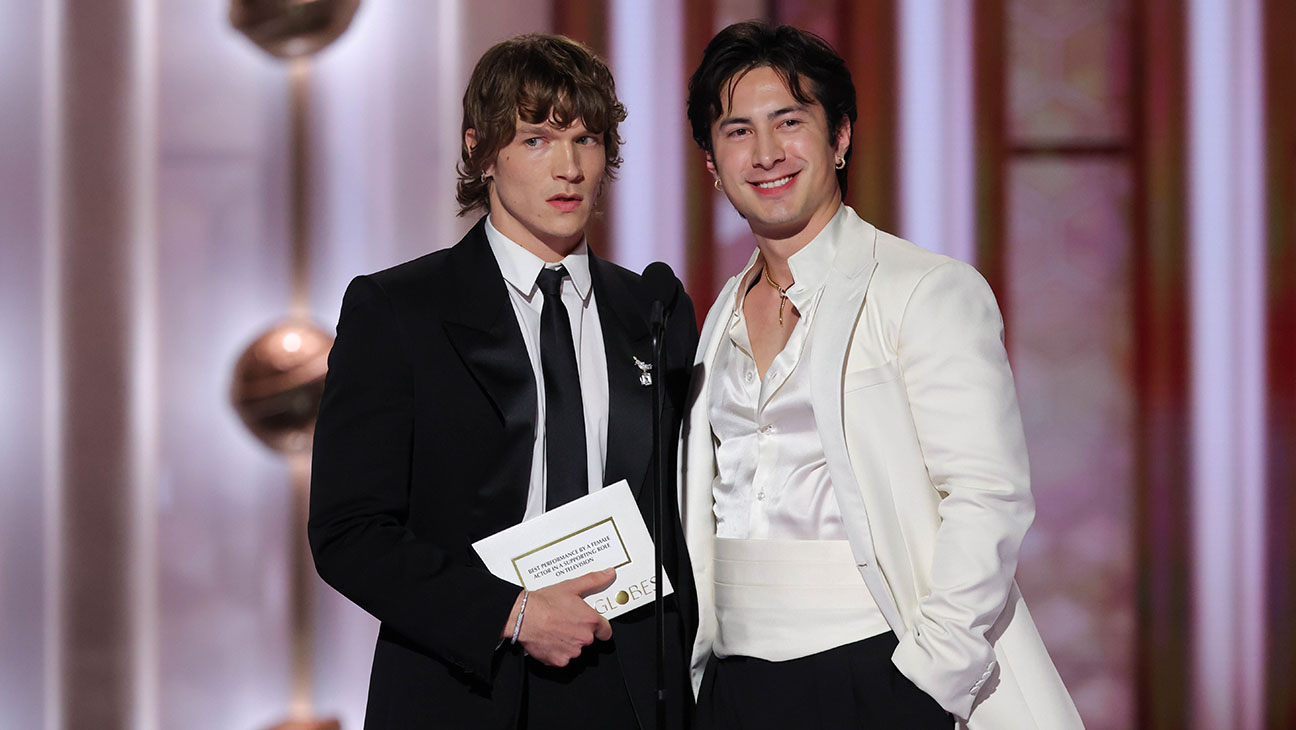 The Golden Globes Couldn’t Get Enough of the ‘Heated Rivalry’ Boys