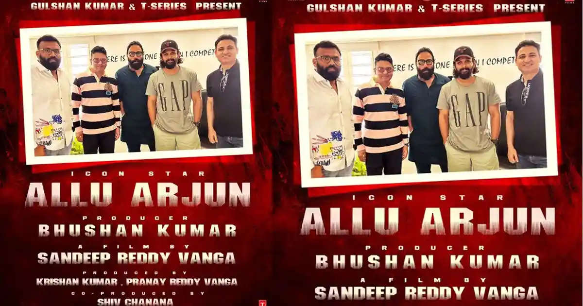 Allu Arjun–Sandeep Reddy Vanga Film: Bhushan Kumar Puts an End to ‘Shelved’ Rumours Allu Arjun–Sandeep Reddy Vanga Film: Bhushan Kumar Puts an End to ‘Shelved’ Rumours
