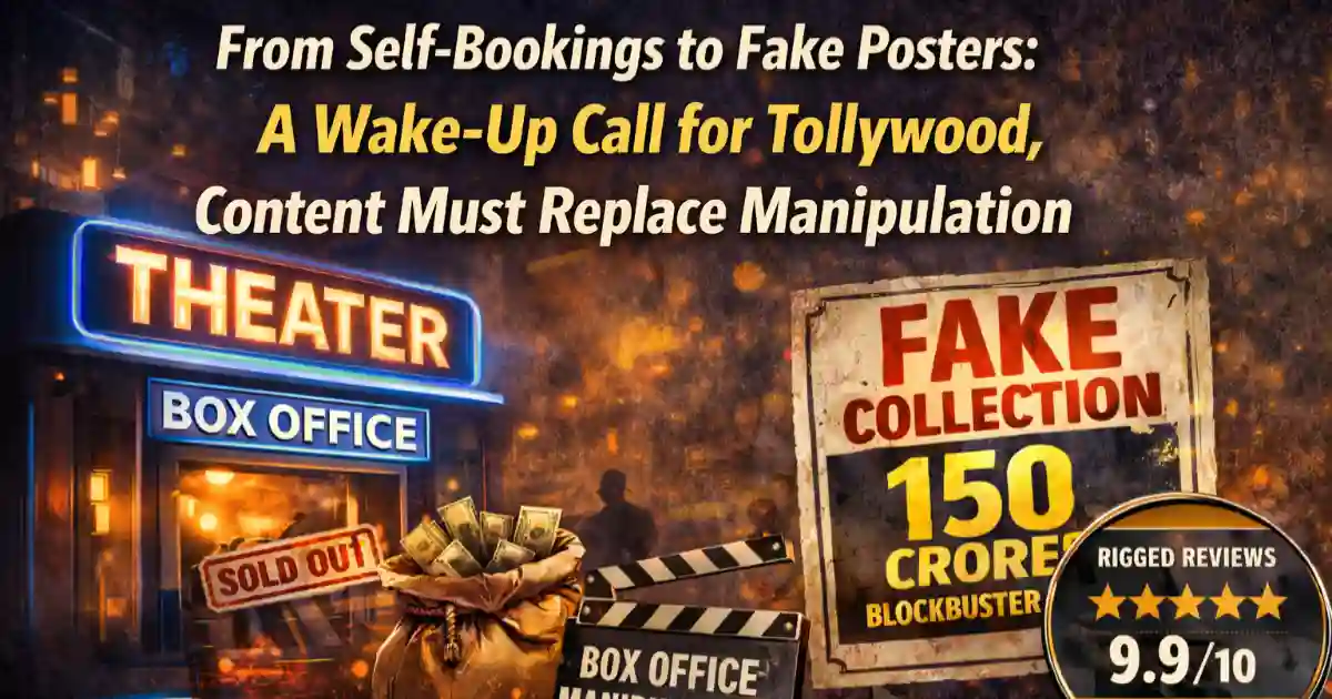 From Self-Bookings to Fake Posters: A Wake-Up Call for Tollywood, Content Must Replace Manipulation