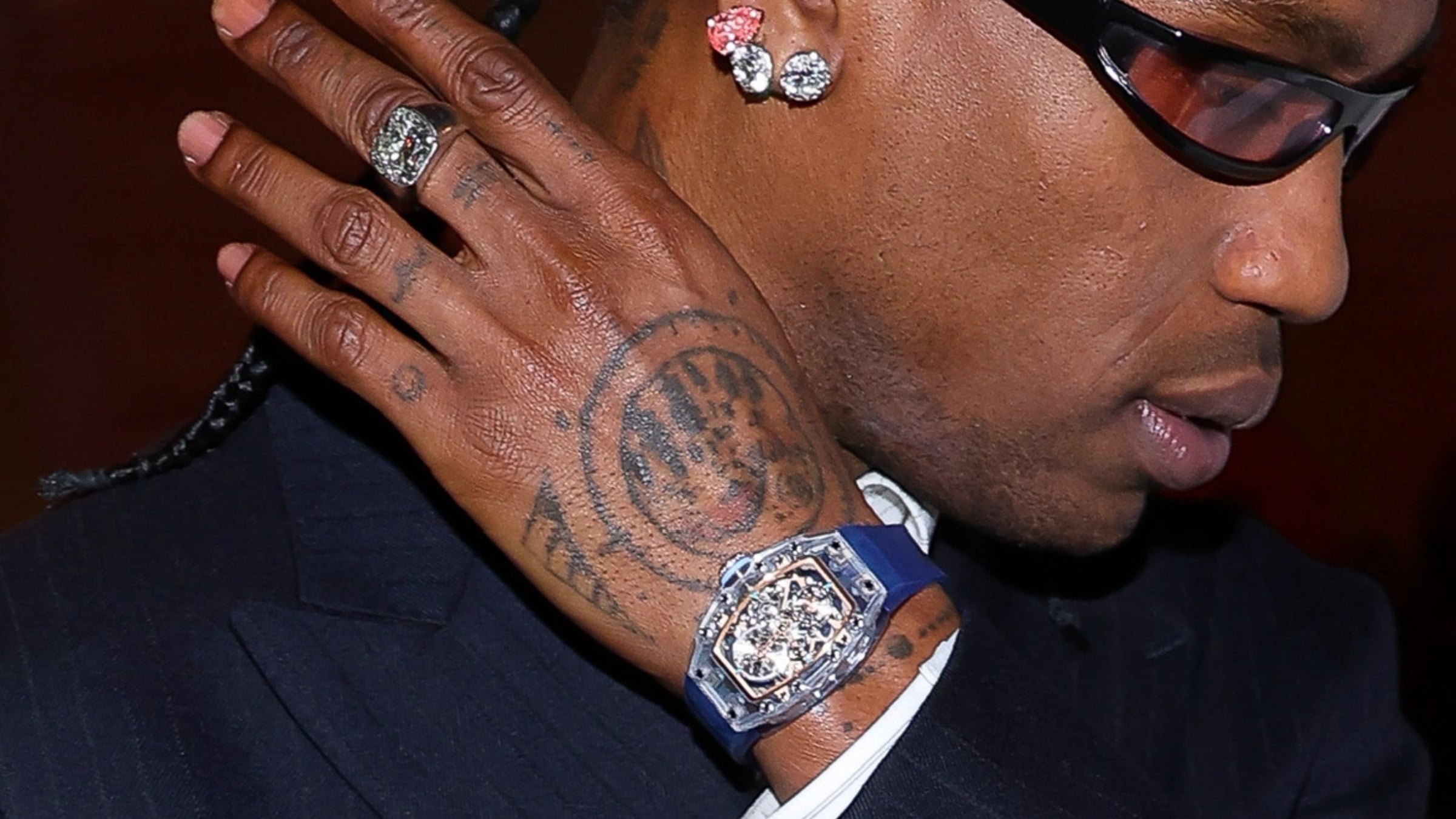 Travis Scott Just Rocked This Rare Million Richard Mille Watch Travis Scott Just Rocked This Rare Million Richard Mille Watch