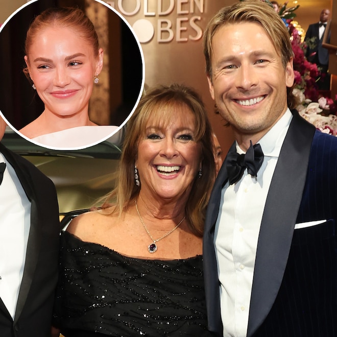 Michelle Randolph Bonds With Glen Powell’s Mom at Globes After-Party